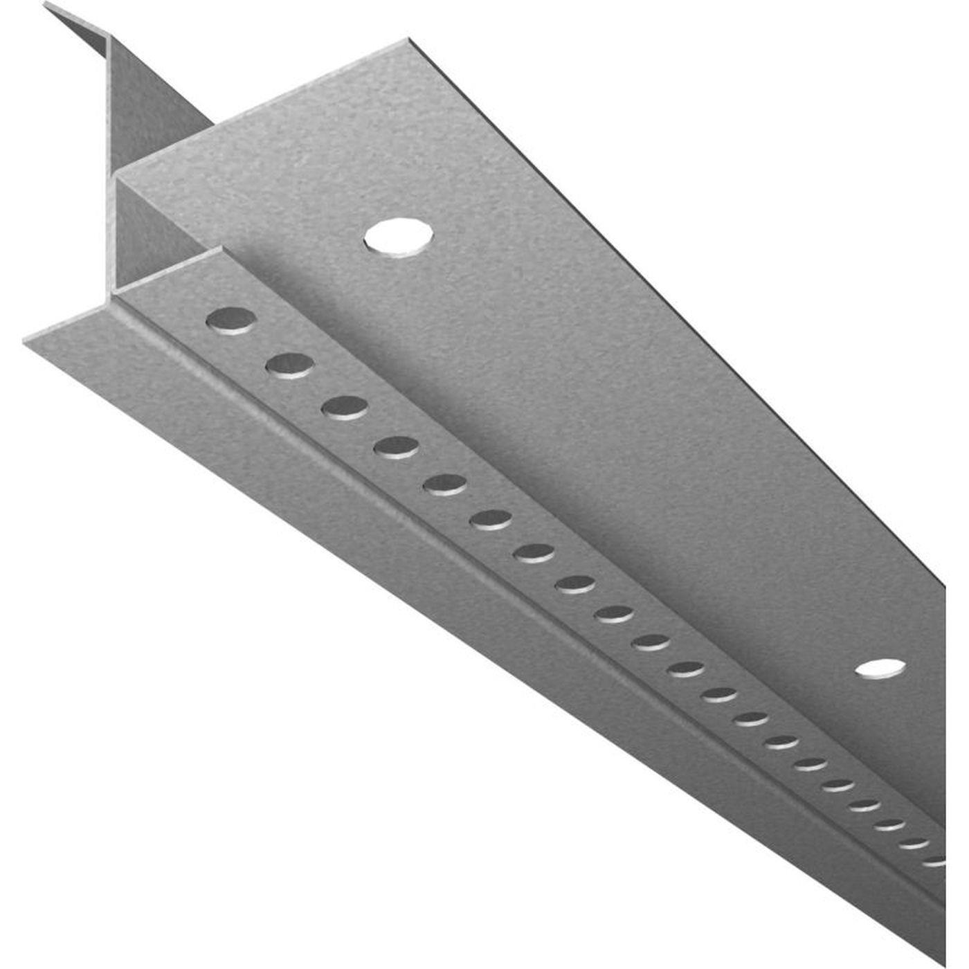 2m LED Trockenbauprofil ADD für Voutenbeleuchtung 80mm Sichtschenkel Stahl Zinkblech