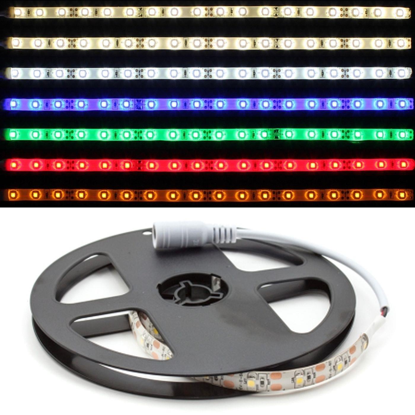 0,5m (50cm) LED Streifen Band Leiste 5V Warm Weiß 3000K IP65 30LEDs 60LED/m SMD3528