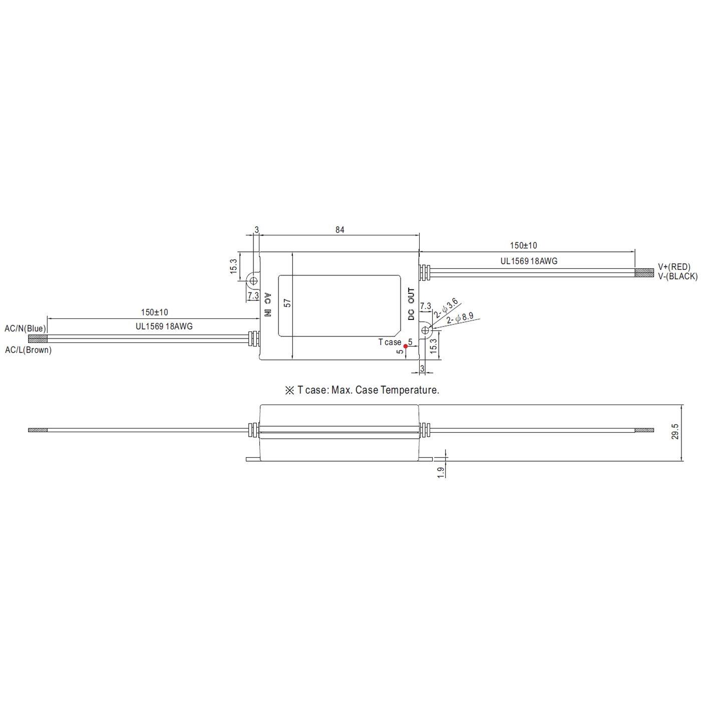 APV-25-5 18W 5V 3,5A LED Netzteil Trafo Treiber