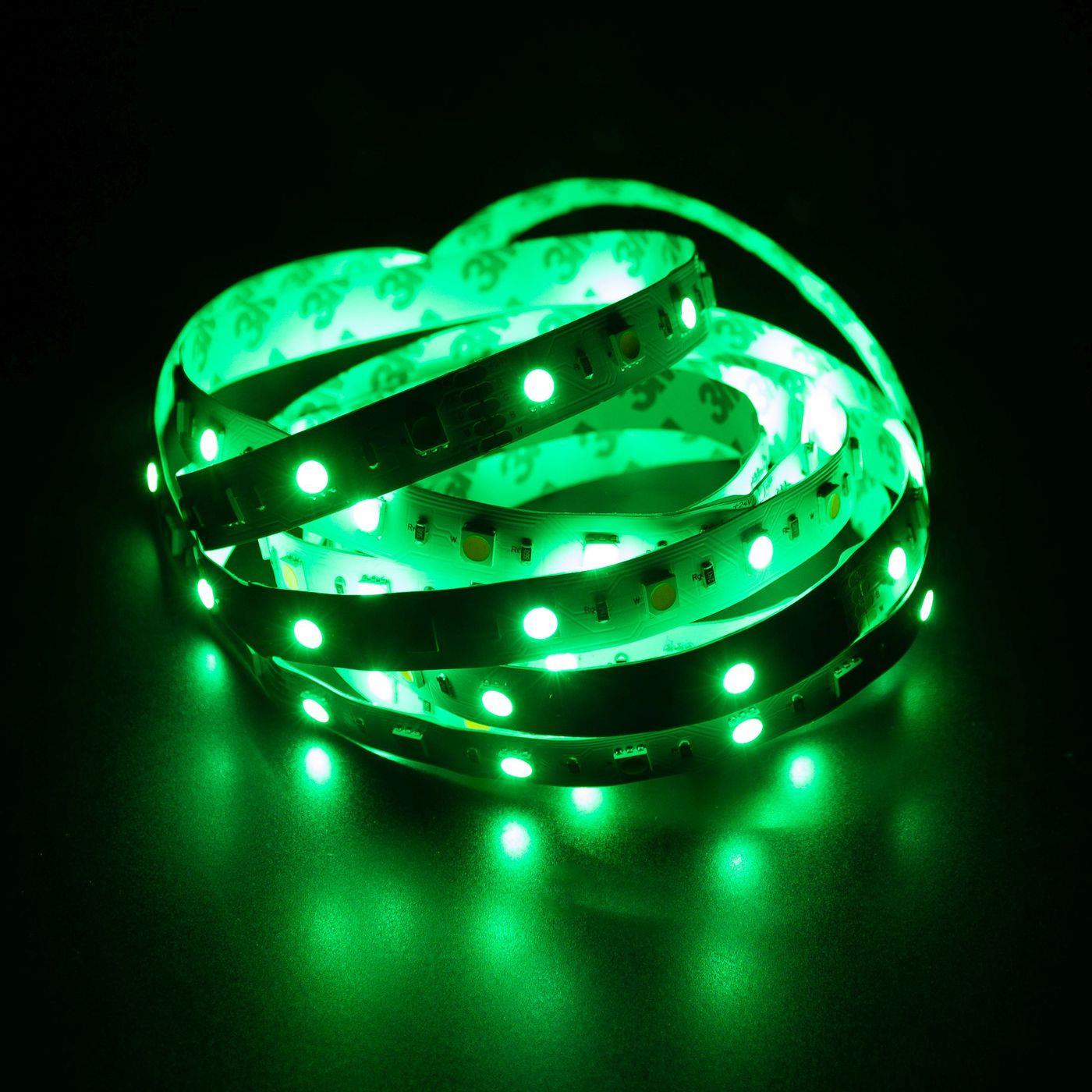 5m (500cm) RGBW 6000K LED Streifen Band Leiste 24V IP20 300LEDs 60LED/m SMD5050