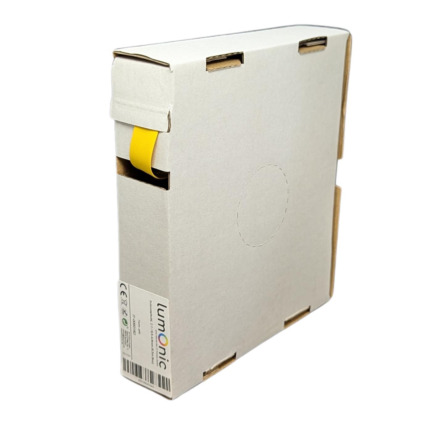 6,5m Schrumpfschlauch Box 2:1 9,5 -> 4,8mm Gelb