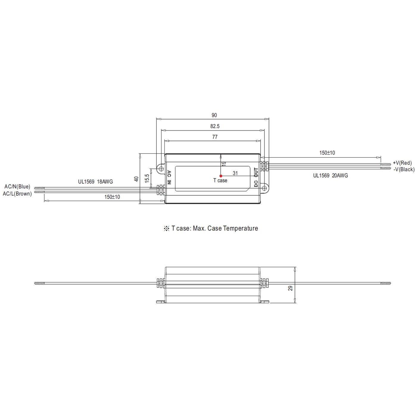 APV-12-5 10W 5V 2A LED Netzteil Trafo Treiber