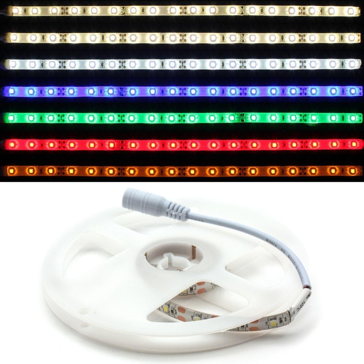 0,3m (30cm) LED Streifen Band Leiste 5V Warm Weiß 3000K IP65 18LEDs 60LED/m SMD3528