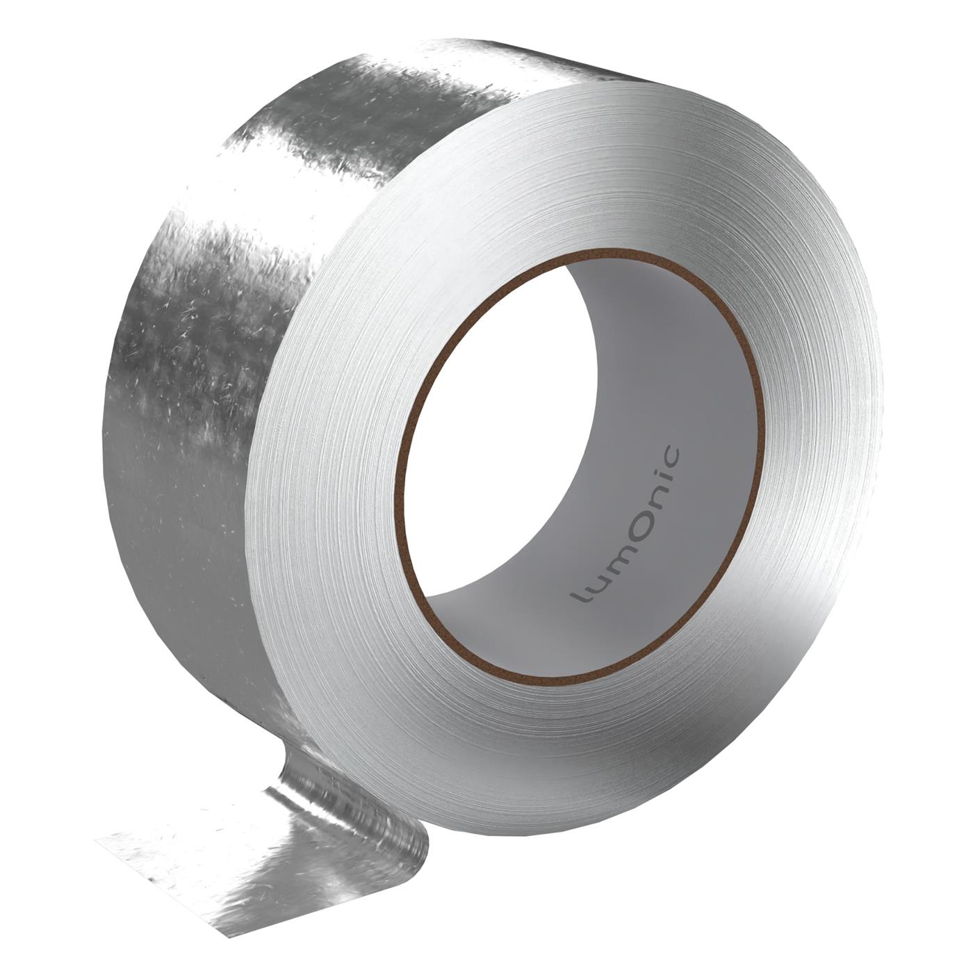 50m Aluminium Klebeband 50mm verstärkt  aus Reinaluminiumfolie Aluklebeband