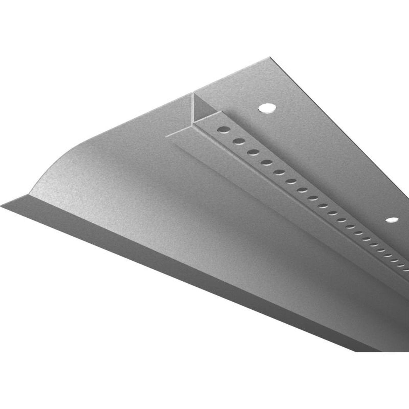 2m LED Trockenbauprofil R10-R mit Reflektor-Sichtschenkel für Gipskartonplatten Stahl Zinkblech