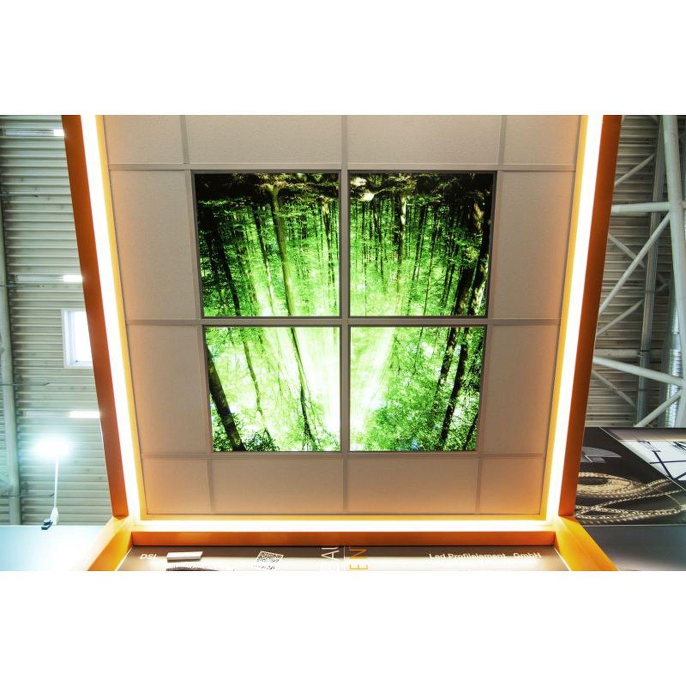 2m LED Trockenbauprofil TRD-35 Trägerprofil für Rasterdecken Stahl Zinkblech