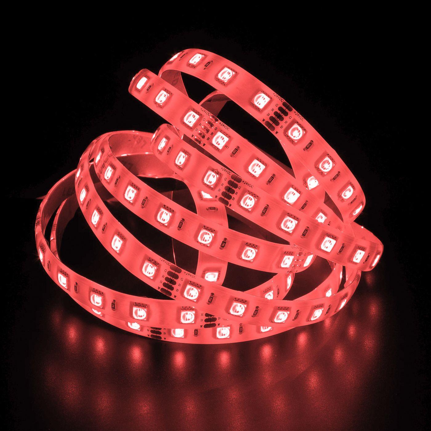 5m (500cm) RGBW 6000K 4in1 LED Streifen Band Leiste 24V IP65 300LEDs 60LED/m SMD5050