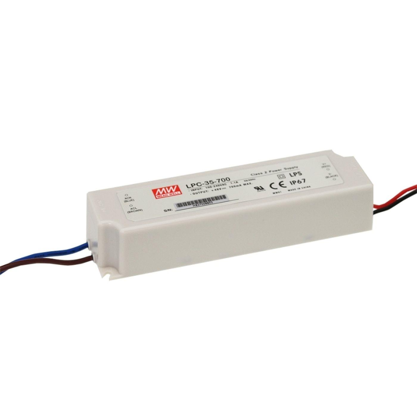 LPC-35-1400 34W 1400mA 9...24VDC Konstantstrom LED Netzteil Treiber Trafo IP67