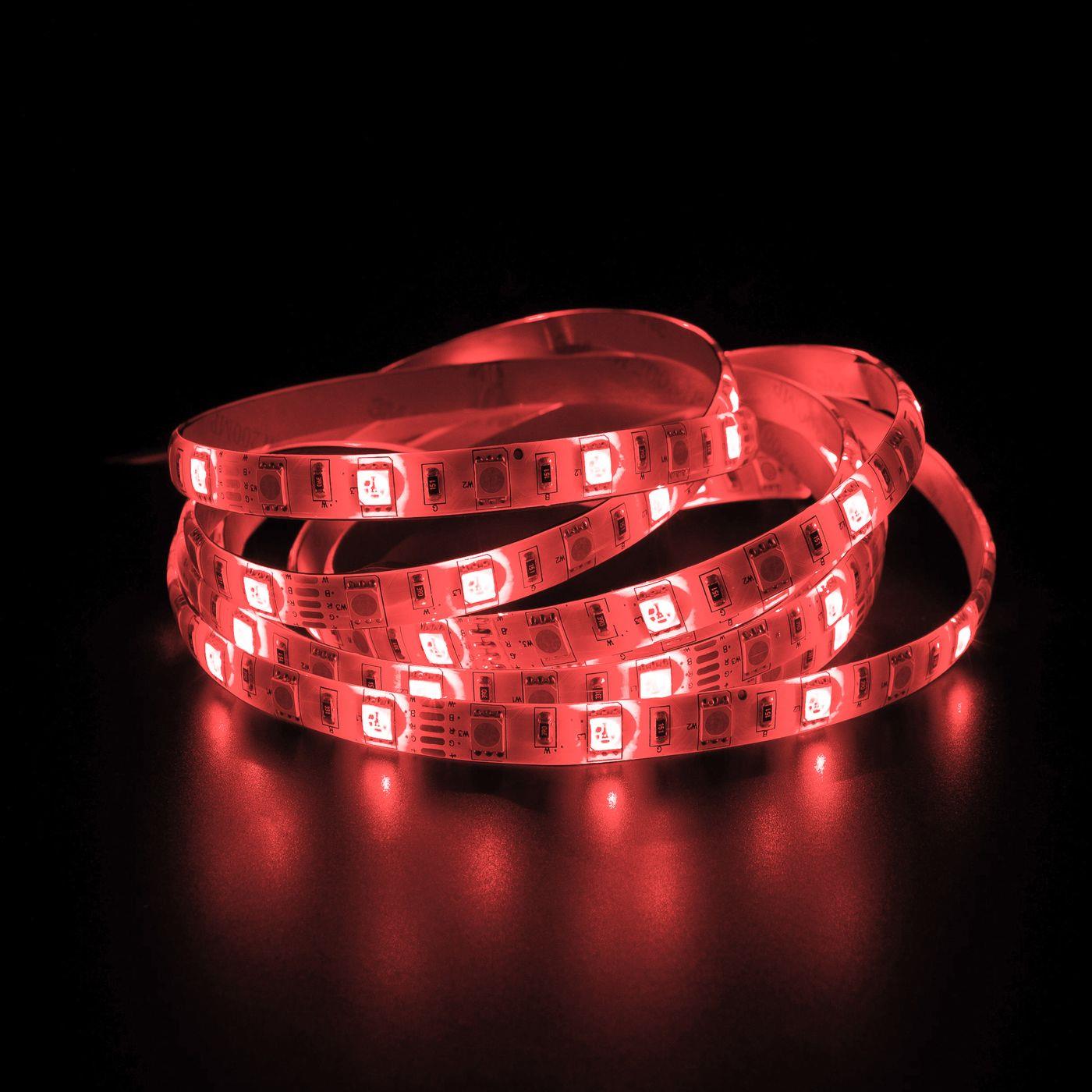 5m (500cm) RGBW 6000K LED Streifen Band Leiste 12V IP65 300LEDs 60LED/m SMD5050