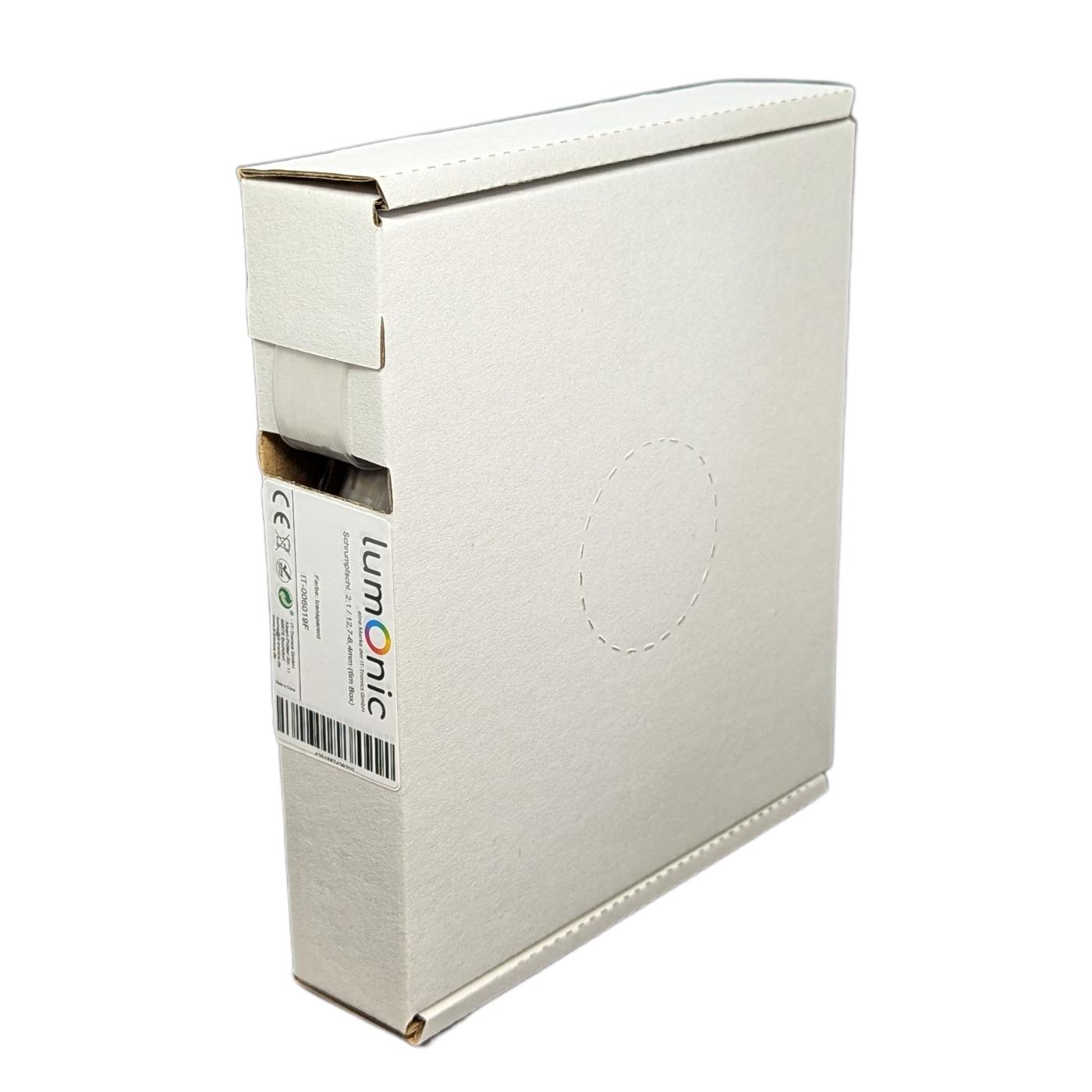 6m Schrumpfschlauch Box 2:1 12,7 -> 6,4mm Transparent
