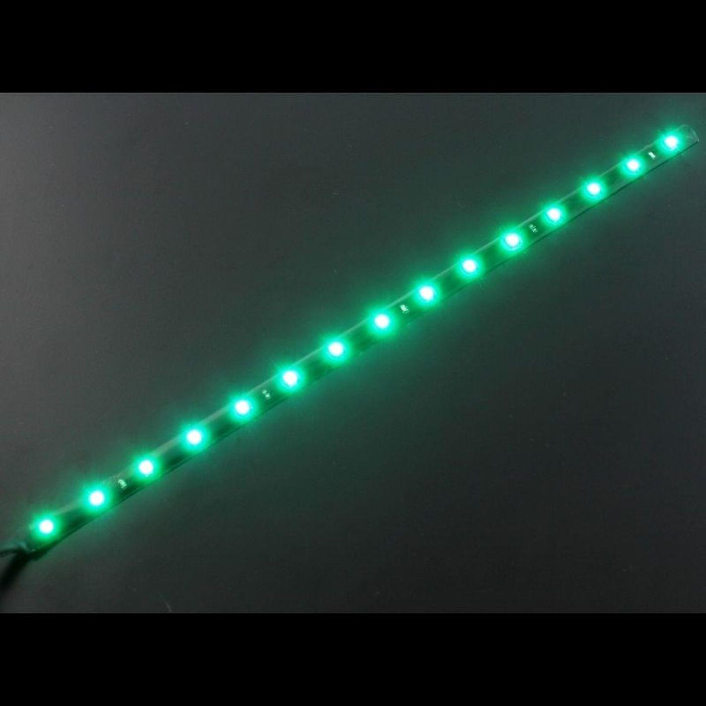 0,3m (30cm) LED Streifen Band Leiste 24V Grün IP65 18LEDs 60LED/m SMD2835