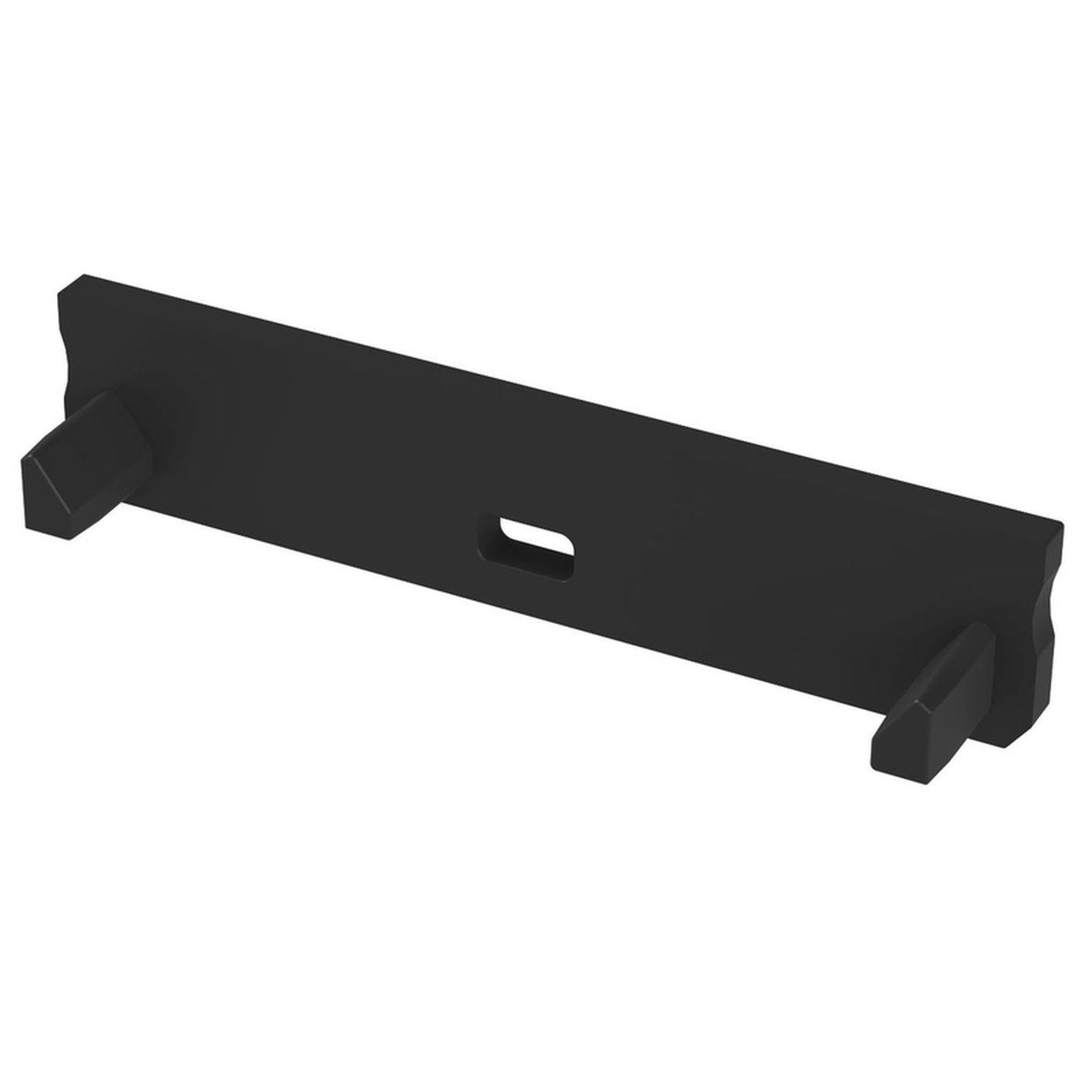 Endkappe für Lumonic Typ Solis LED Profile Halter Kunststoff Schwarz