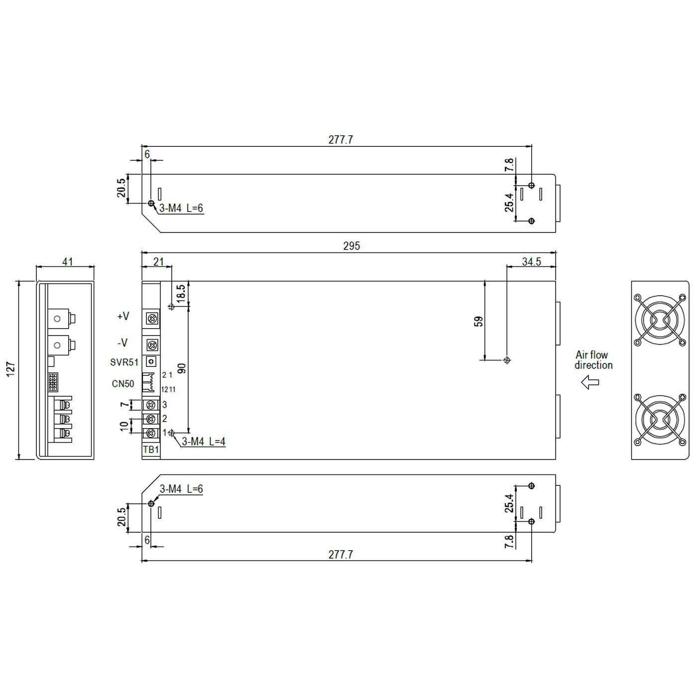 RSP-1000-12 720W 12V 60A Industrielles Netzteil