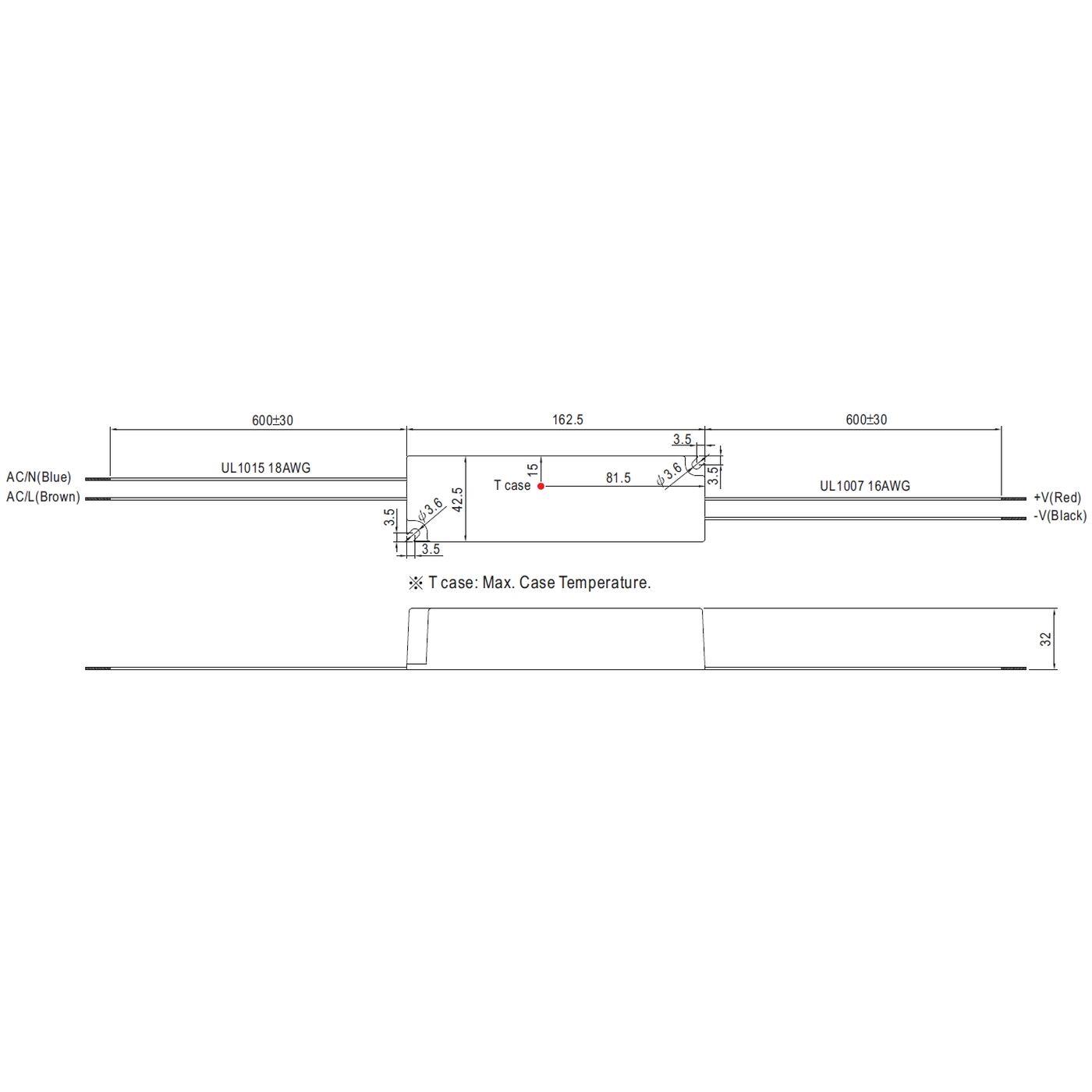 LPV-60-36 60W 36V 1,67A LED Netzteil Trafo Treiber IP67