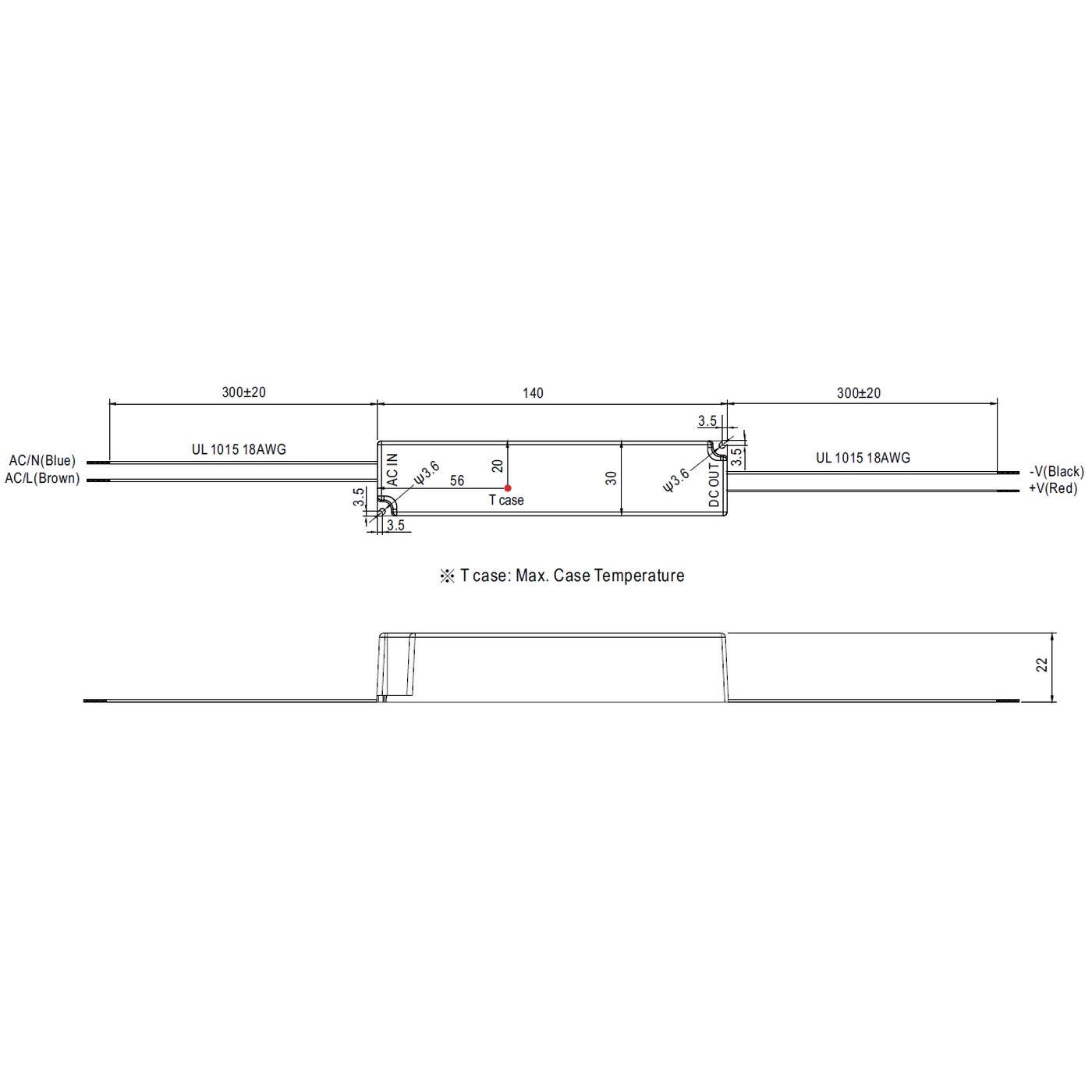 LPH-18-12 18W 12V 1,5A LED Netzteil Trafo Treiber IP67