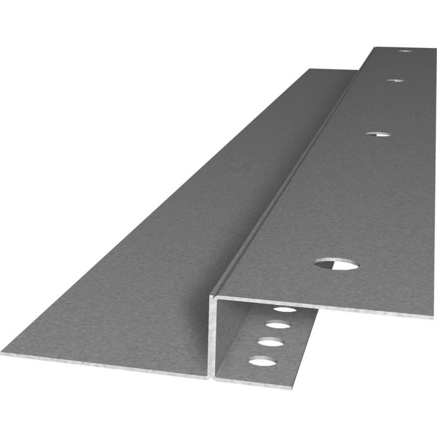 2m LED Trockenbauprofil ADP 35 für hinterleuchtete, bedruckte Glasbilder für Gipskartonplatten Stahl Zinkblech