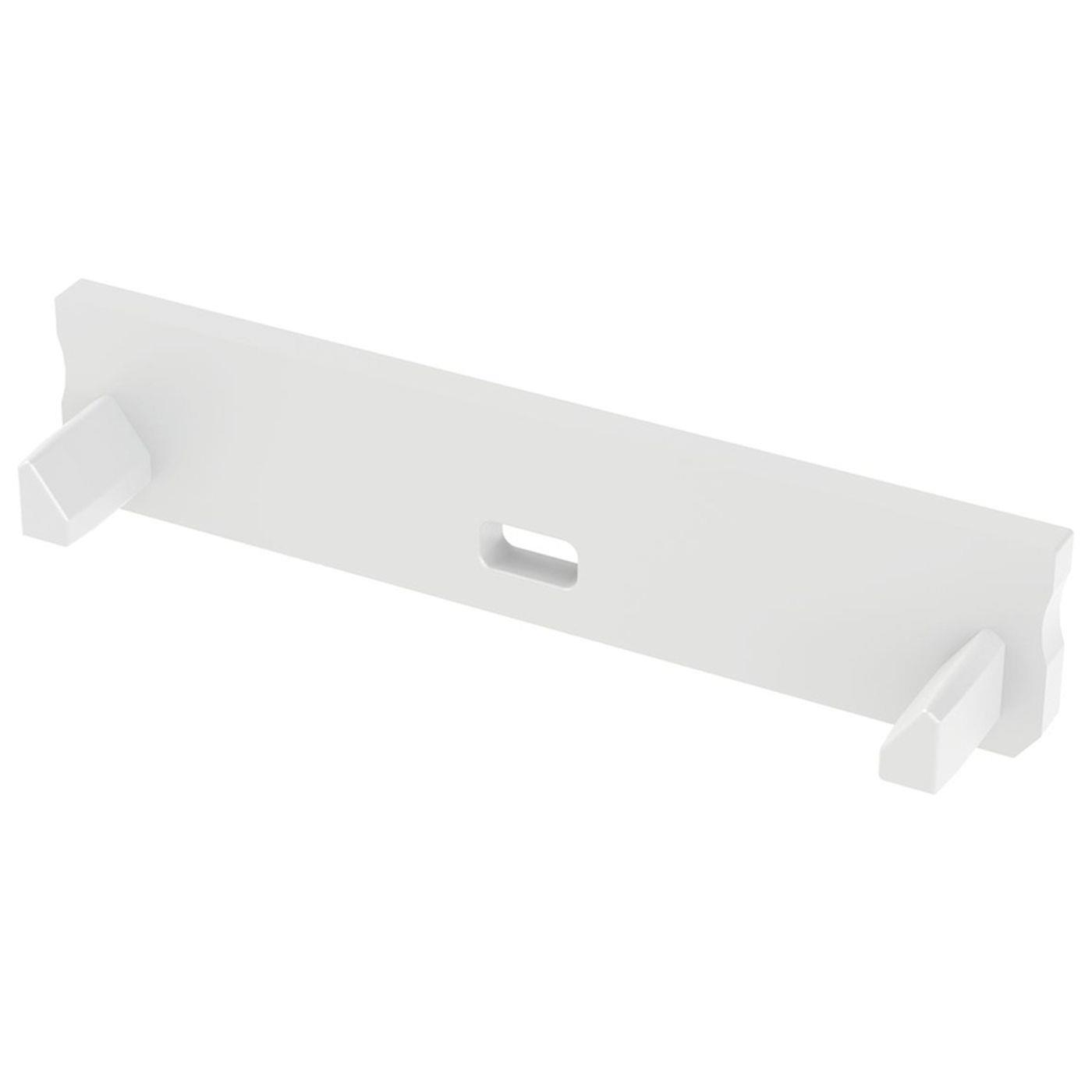 Endkappe für Lumonic Typ Solis LED Profile Halter Kunststoff Weiß