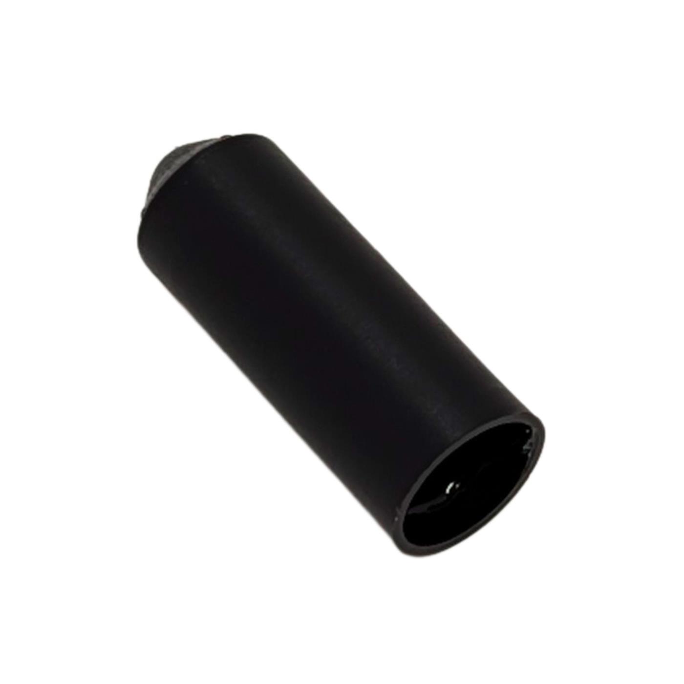 Warmschrumpf Endkappe mit Kleber 12 -> 4mm schwarz Verhältnis 3:1 vernetztes Polyolefin Schrumpfkappe für Kabel, Rohre und Seile