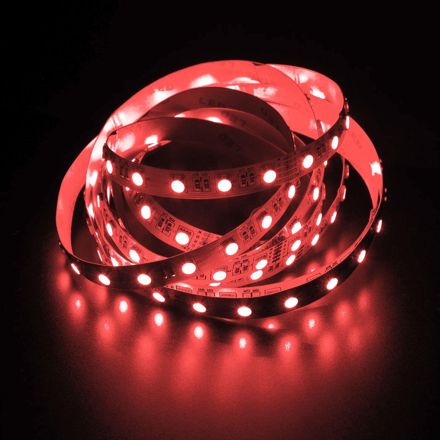 5m (500cm) RGBW 6000K 4in1 LED Streifen Band Leiste 24V IP20 300LEDs 60LED/m SMD5050