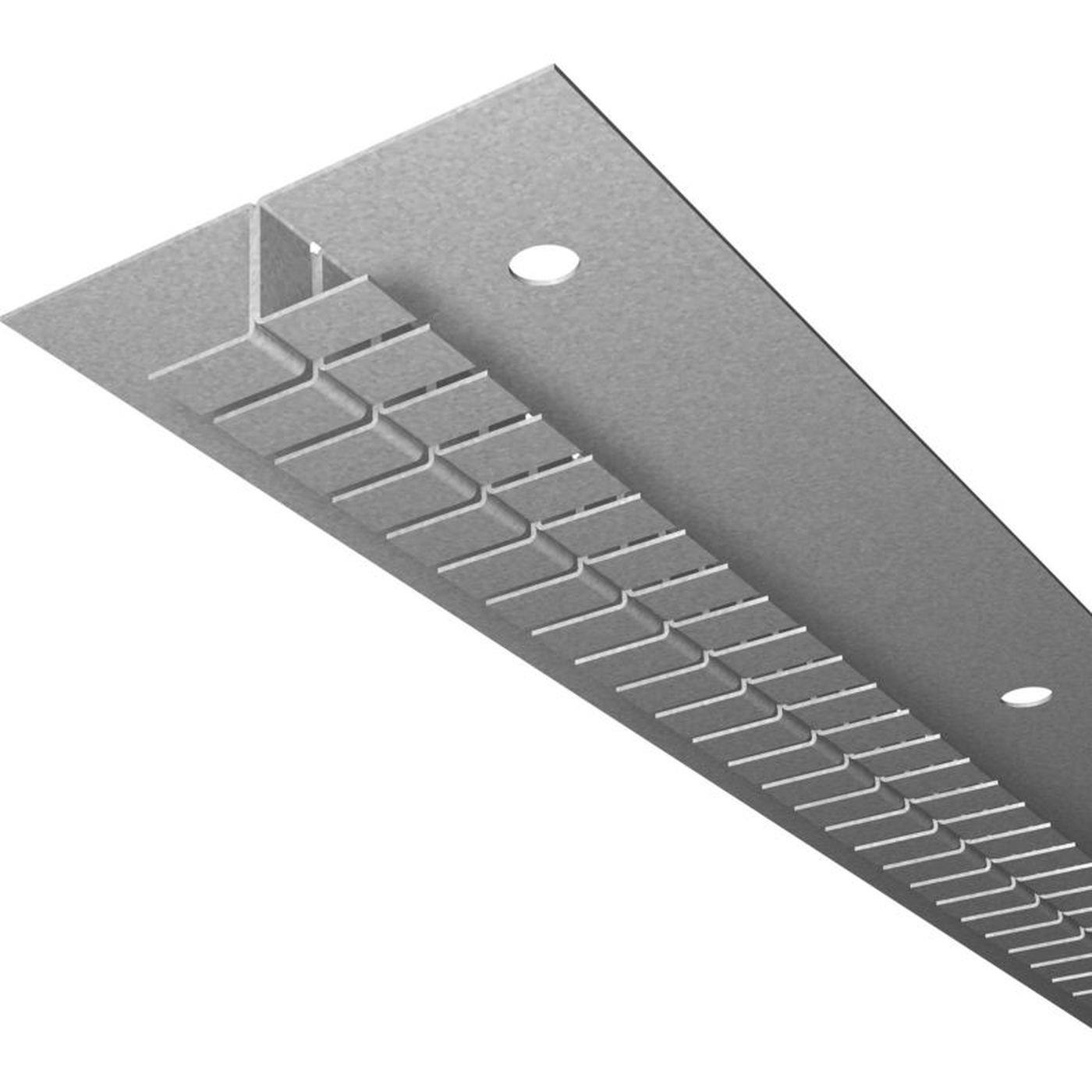 2m LED Trockenbauprofil SNL flex für Rundungen 70mm Sichtschenkel für Gipskartonplatten Stahl Zinkblech